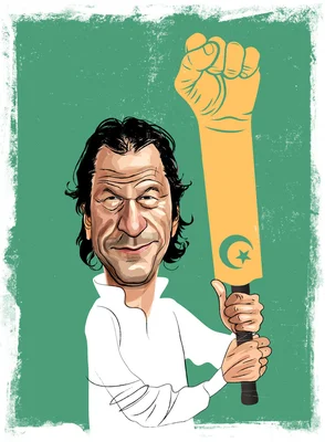 Imran Khan caricature